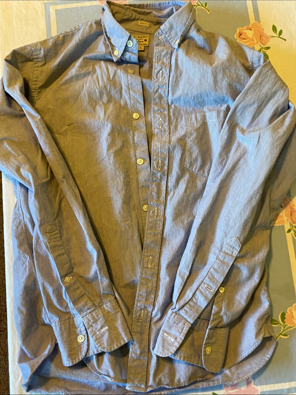 J. Crew Light Blue Button-Down Casual Shirt